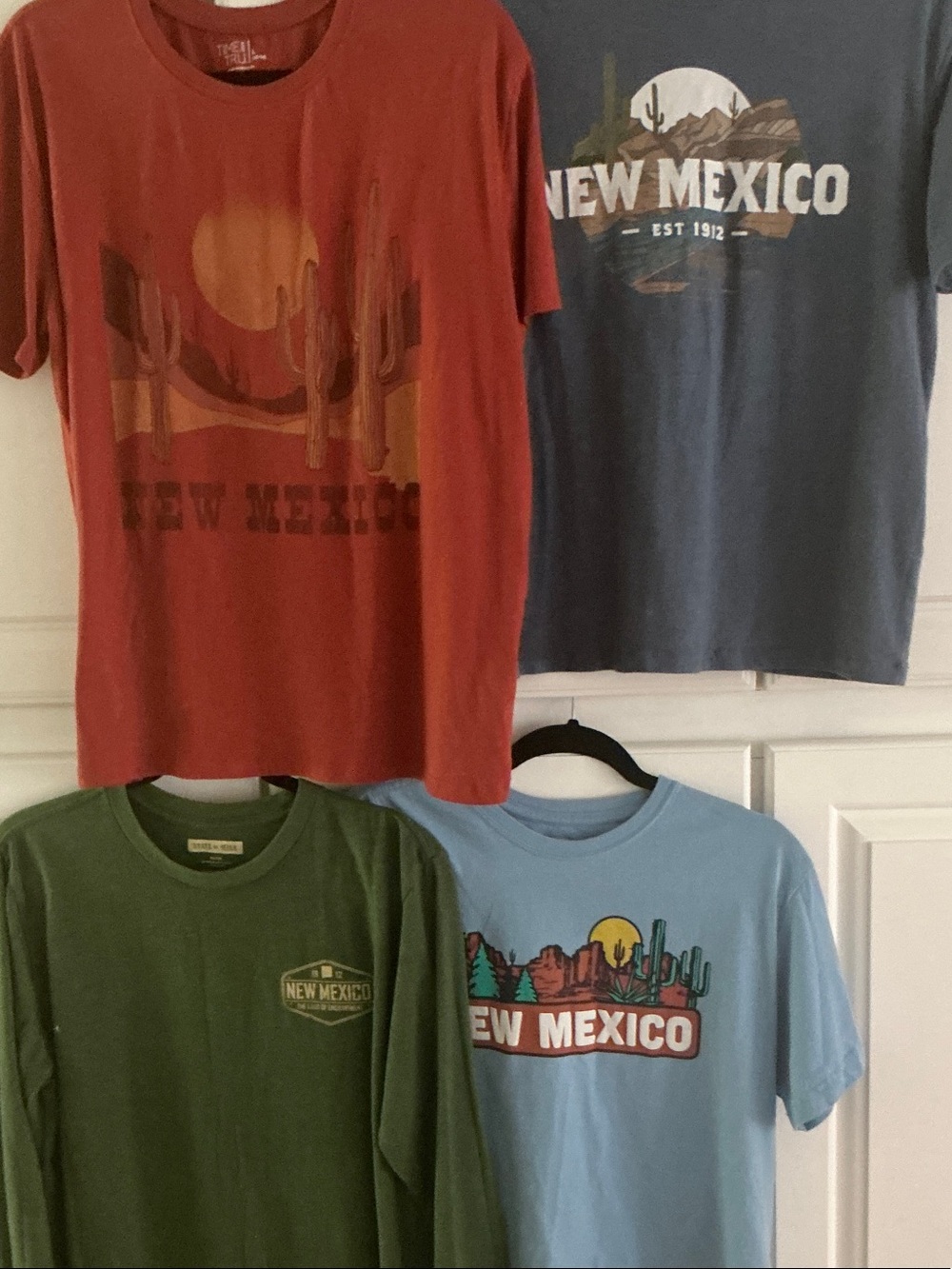 4 New Mexico Cotton/Poly Graphic Tees